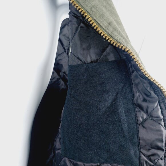 Weatherproof Men's Olive Green Sleeveless Canvas Outdoor Hunting Vest Size M - Picture 12 of 16